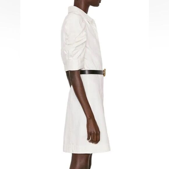 NWT $398 FRAME Gillian Puff Sleeve Mini Dress - Picture 6 of 12